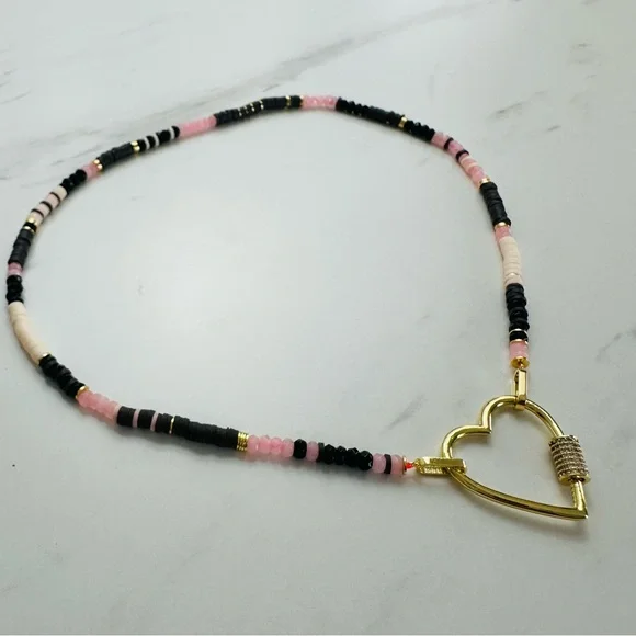 ✨ Gorjana Blair Necklace w/ Upgraded Heart Carabiner ✨ - Picture 13 of 14